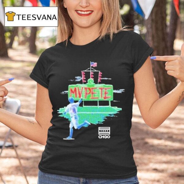 Pete Crow Armstrong Chicago Cubs Mvpete White House T Shirt