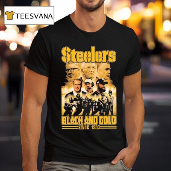 Pittsburgh Slers Black And Gold Since T Shirt