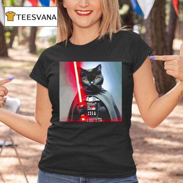 Planet Cat Vader Star Wars T Shirt