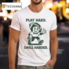 Play Hard Smile Harder Football T Shirt