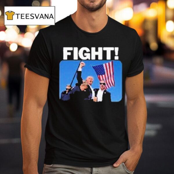 President Trump Fight St Anniversary Shooting T Shirt