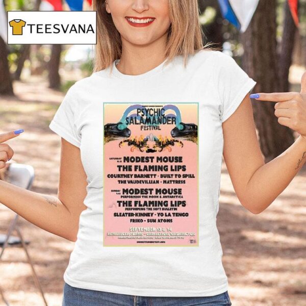 Psychic Salamander Festival Modest Mouse September T Shirt