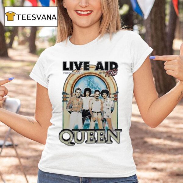 Queen Live Aid T Shirt