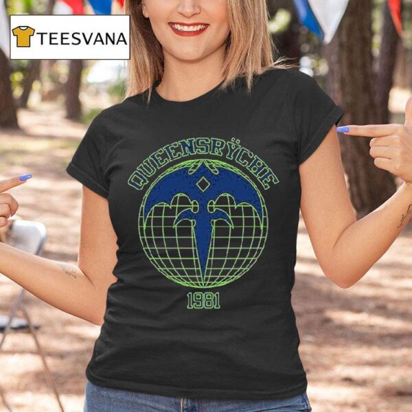 Queensryche Athletic Globe T Shirt