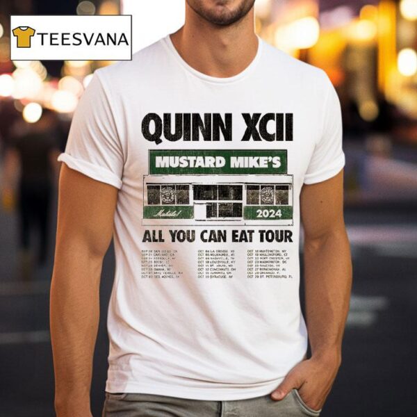 Quinn Xcii Mustard Mike S All You Can Eat Tour T Shirt