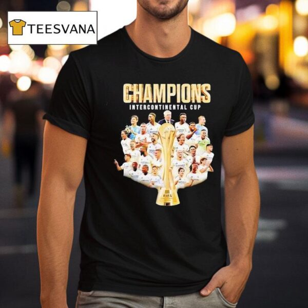 Real Madrid Fifa Intercontinental Cup Champions T Shirt