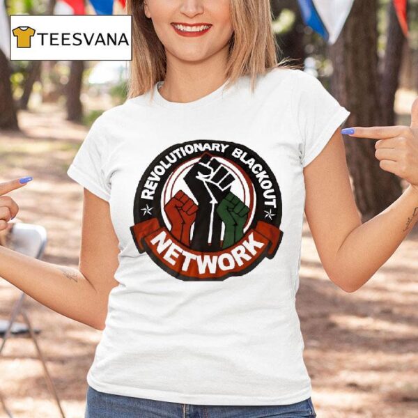 Revolutionary Blackout Network Logo T Shirt