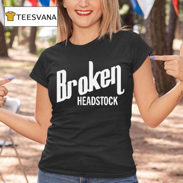 Riffs Beards Gear Broken Headstock T Shirt