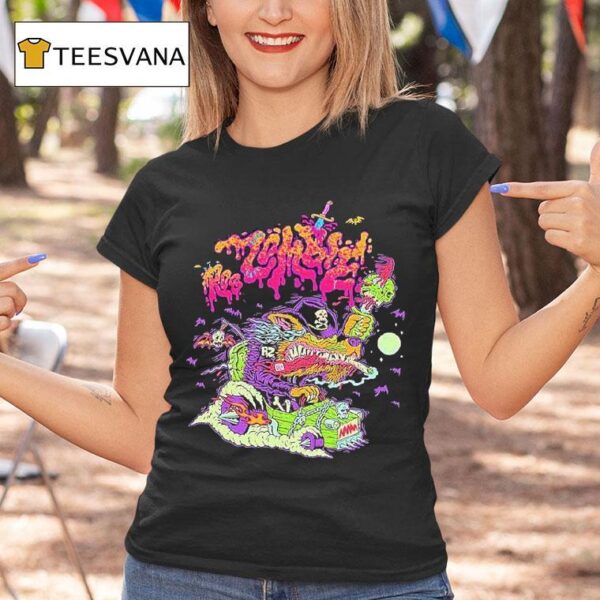 Rob Zombie Werewolf With Freaks Freaks On Parade Crush Kill Destroy T Shirt