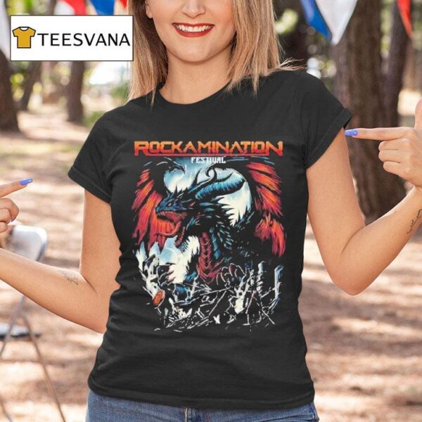 Rockamination Festival In Stadion Wilis Madiun On July Dragon T Shirt