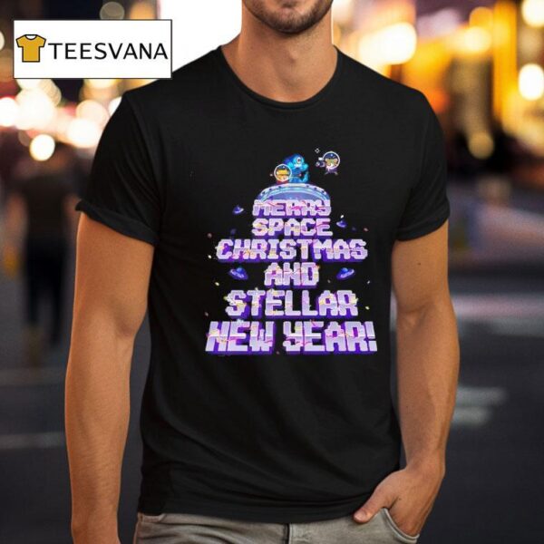 Rollercoin Space Christmas And Stellar New Year T Shirt