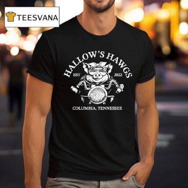 Rusty Butcher Hallow S Hawgs Columbia Tennessee Est Motor T Shirt