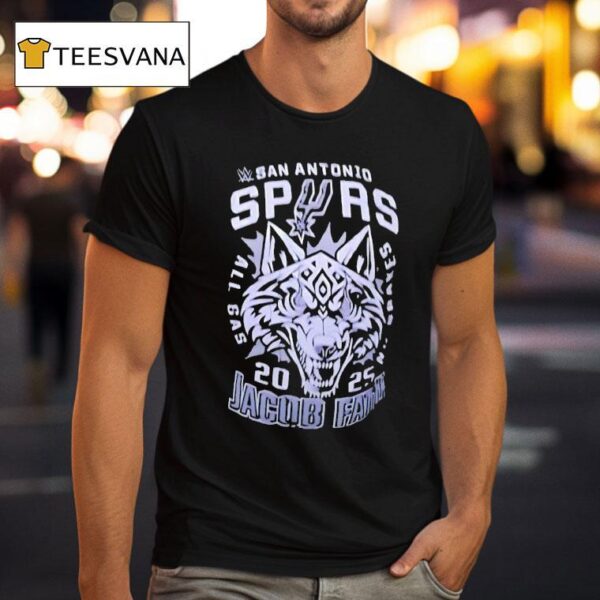 San Antonio Spurs Jacob Fam All Gas T Shirt
