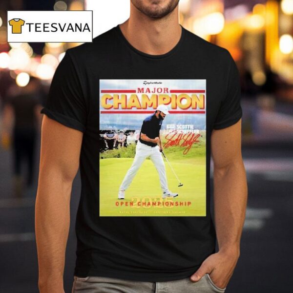 Scottie Scheffler Claimed Second Major Of The Season Is Champion Golfer Of The Year T Shirt