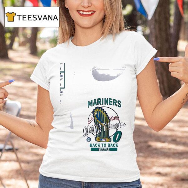 Seattle Mariners Mlb Champions Hardwood Classics Champions Vintage T Shirt
