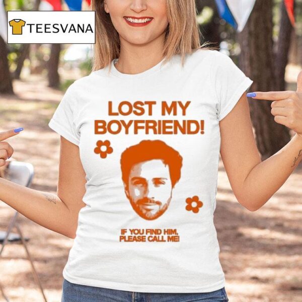 Sebastian Stan Lost My Boyfriend If You Find Him Please Call Me T Shirt