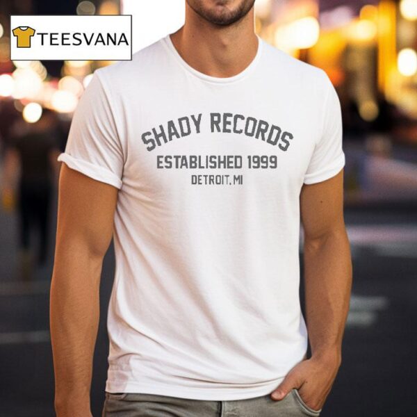 Shady Records Established In Varsity Detroit Mi T Shirt