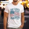 She Loves Jesus And America Too New T Shirt