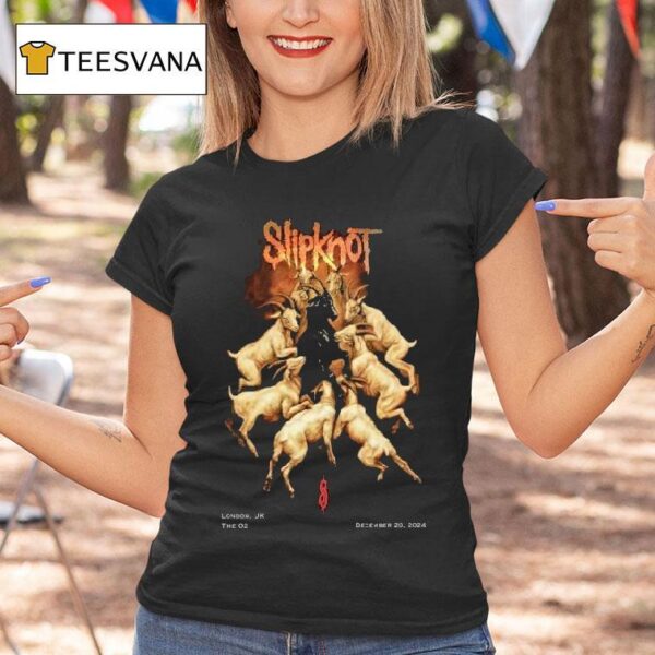 Slipknot London Uk The December Goats T Shirt