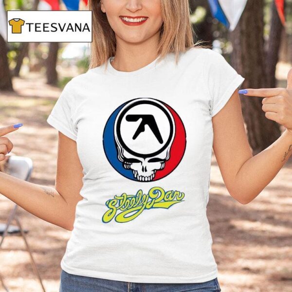 Sly Dan Aphex Twin In Grateful Dead Logo T Shirt