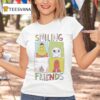 Smiling Friends Character Grid T Shirt
