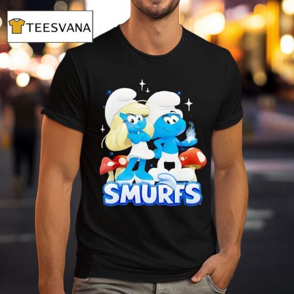 Smurfs Movie Cartoon Characters T Shirt