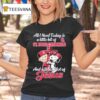 Snoopy And Charlie Brown The Peanuts All I Need Today Is A Little Bit Of St Louis Cardinals And A Whole Lot Of Jesus Hug Cross T Shirt