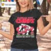 Snoopy And Charlie Brown The Peanuts Kansas City Chiefs Sundays Are For My Team T Shirt