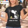 Snoopy Rock Band Manchester Britpop Live Tour T Shirt