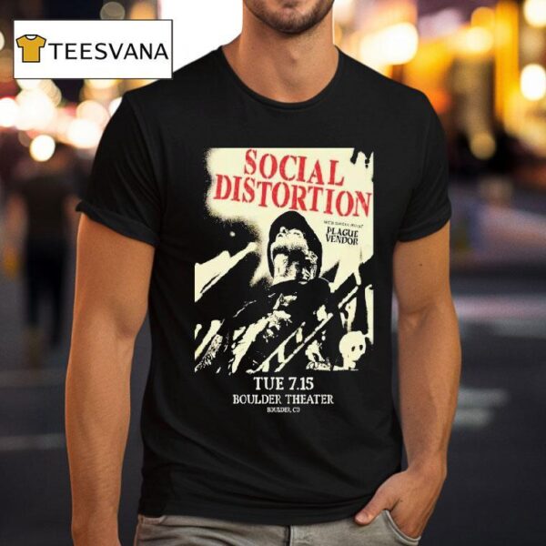 Social Distortion Jul In Boulder Co T Shirt