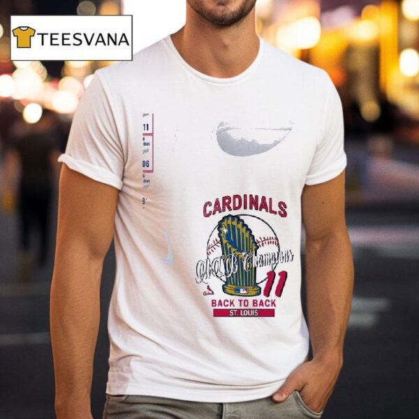 St Louis Cardinals Mlb Champions Hardwood Classics Champions Vintage T Shirt