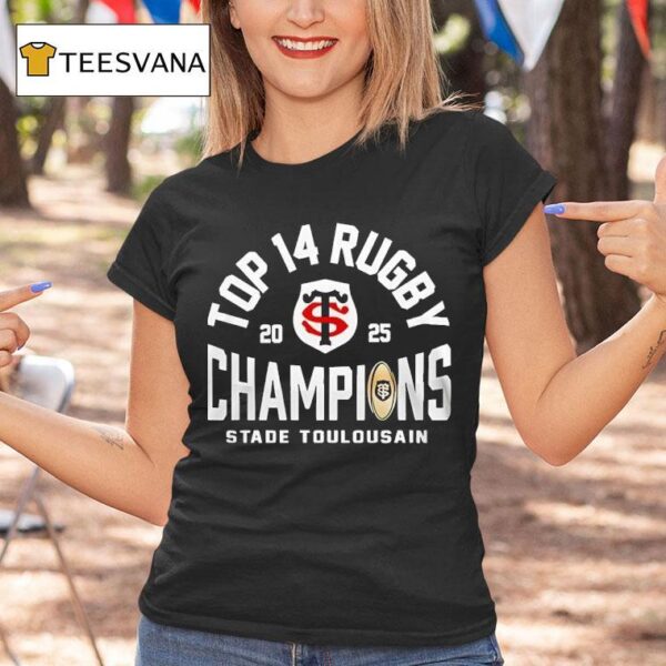 Stade Toulousain Top Rugby Back To Back To Back T Shirt