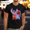 Stitch And Deadpool Cartoon T Shirt