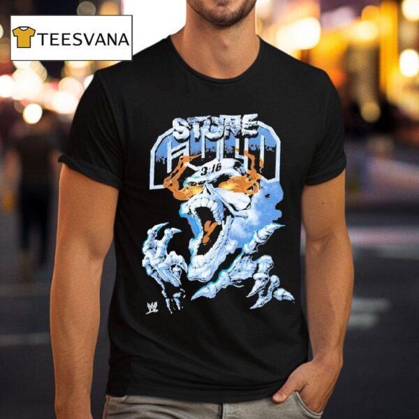 Stone Cold Steve Austin Wwe Skull T Shirt