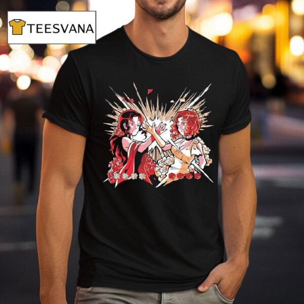 Summer Game Done Qiuck Rose Camellia T Shirt