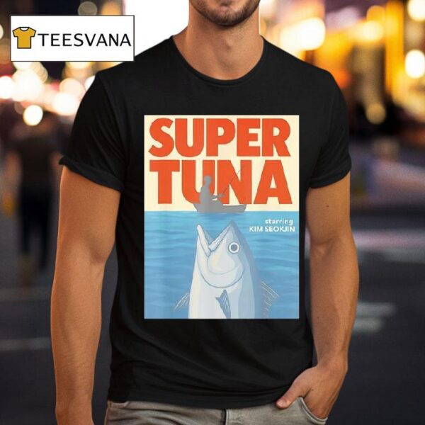 Super Tuna Starring Kim Seokjin Style Jaws T Shirt