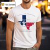 Texas Kerr County Strong When The River Overwhelmed The Lord Was Our Ryfige Though The Waters Rise Through The Water Rise Our Faith Stands Firm Relief T Shirt