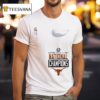 Texas Longhorns Texas Softball Ncaa Division I National Champions Schedule T Shirt