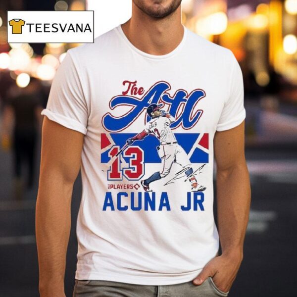 The Atl Ronald Acua Jr City Connect Player Autographed T Shirt