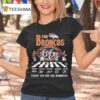 The Denver Broncos Th Anniversary Thank You For The Memories Road Abbey Signatures T Shirt
