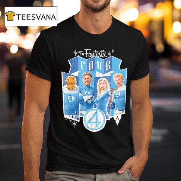 The Fantastic Four Characters Style Team Marvel T Shirt