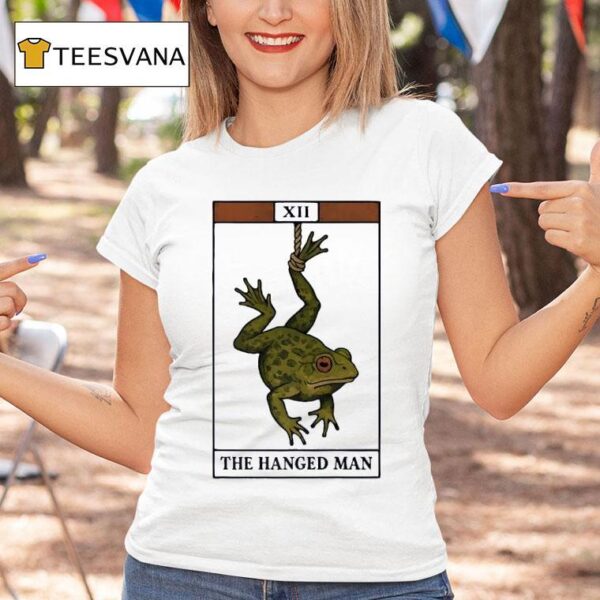 The Hanged Man Toad Tarot Card Frog T Shirt