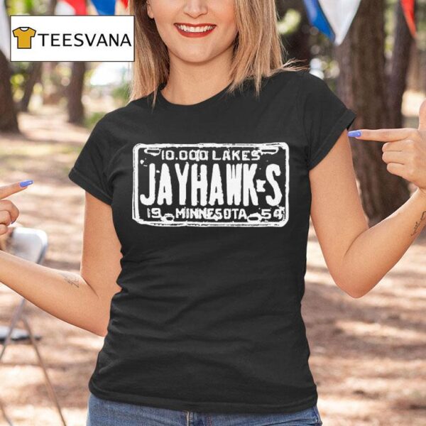 The Jayhawks License Plate T Shirt