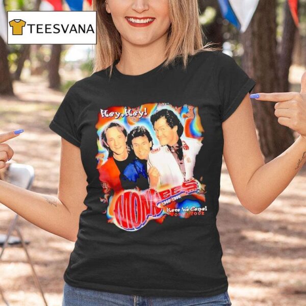 The Monkees Hey Hey Here We Come World Tour Vintage T Shirt