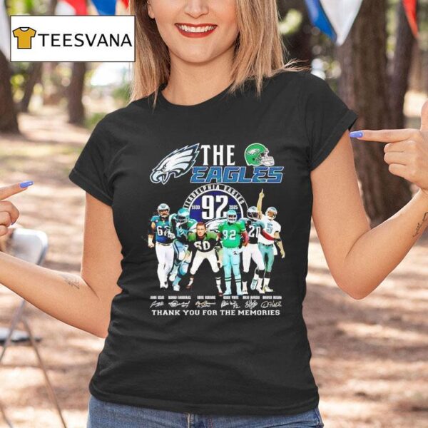 The Philadelphia Eagles Signature Thank You For The Memories T Shirt