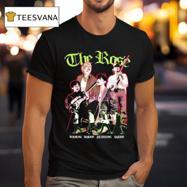 The Rose Band Kpop Members Woosung Dojoon Jaehyeong Hajoon T Shirt