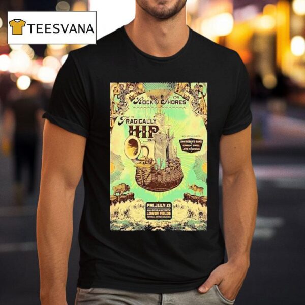 The Tragically Hip July British Columbia T Shirt