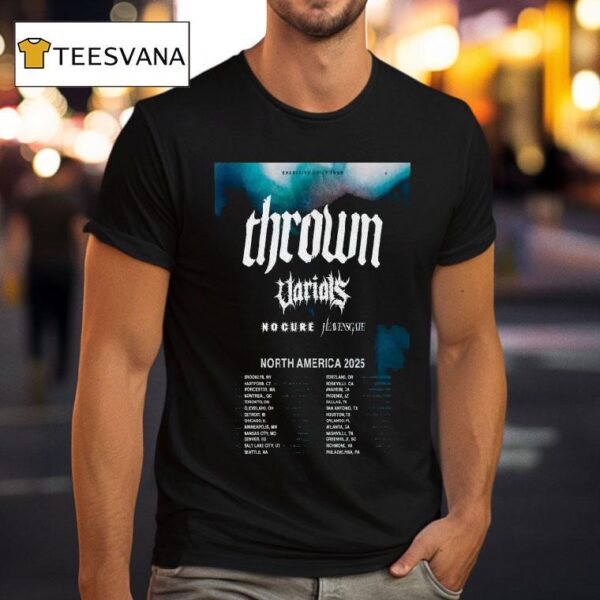 Thrown Uarials North America Tour T Shirt