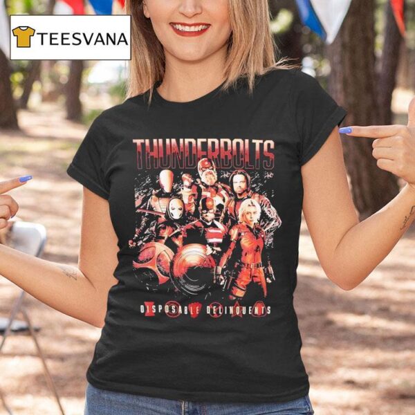 Thunderbolts Disposable Delinquents Graphic T Shirt