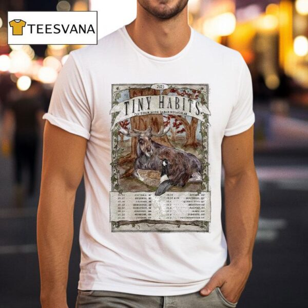 Tiny Habits Summer Tour Dates Deer T Shirt